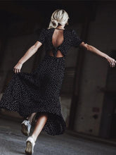 Backless V-neck Split Bohemia Maxi Dress